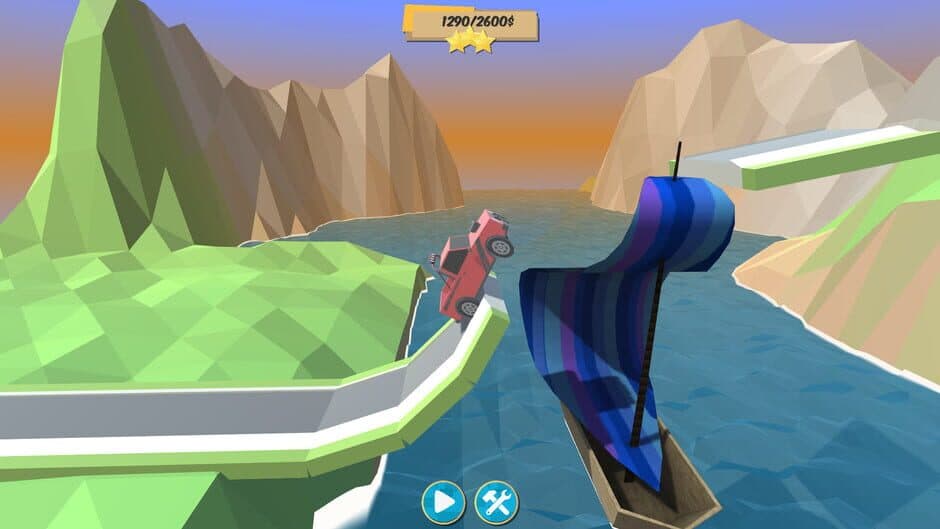 Bridge Builder Racer screenshot 2