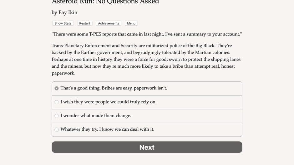 Asteroid Run: No Questions Asked screenshot 2