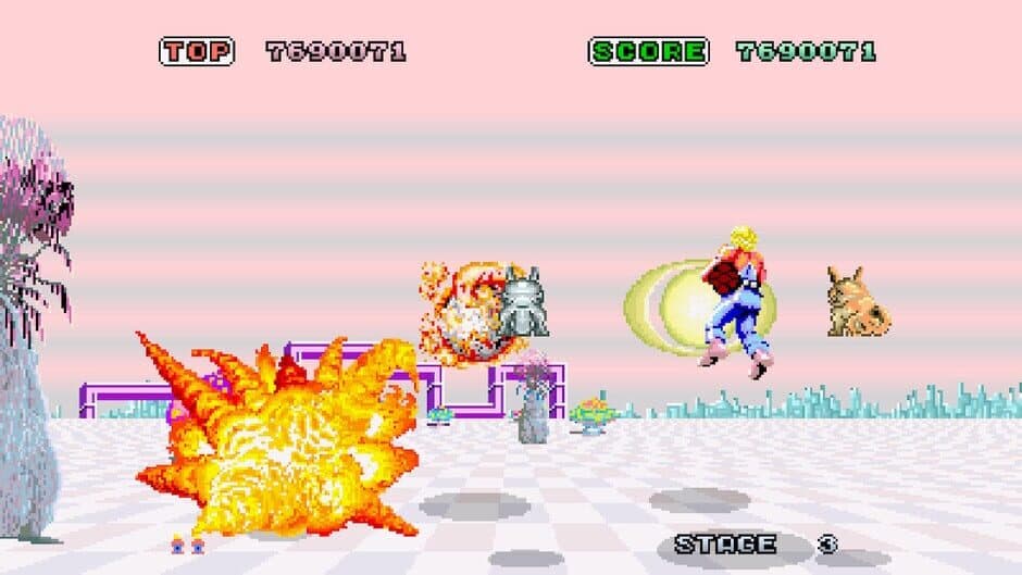 Sega Ages: Space Harrier screenshot 2