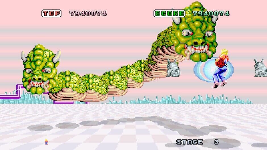 Sega Ages: Space Harrier screenshot 1