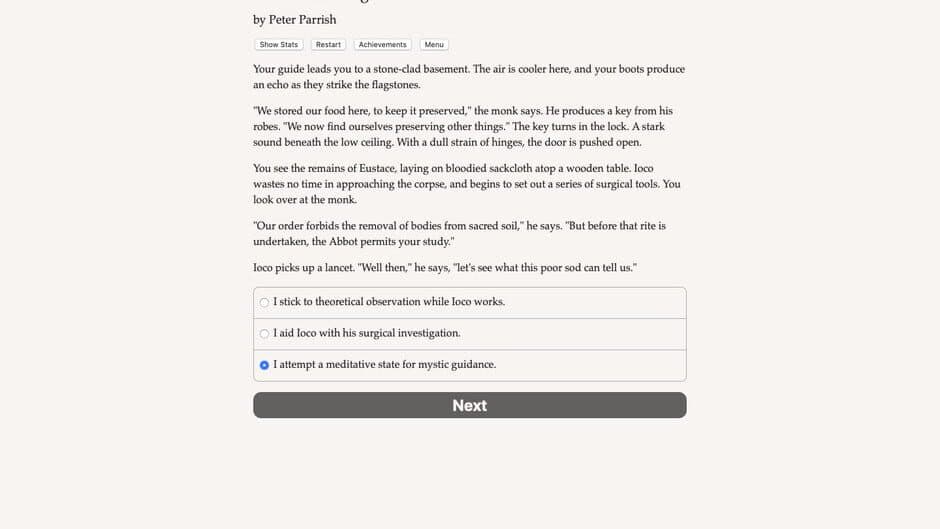 Mask of the Plague Doctor screenshot 1