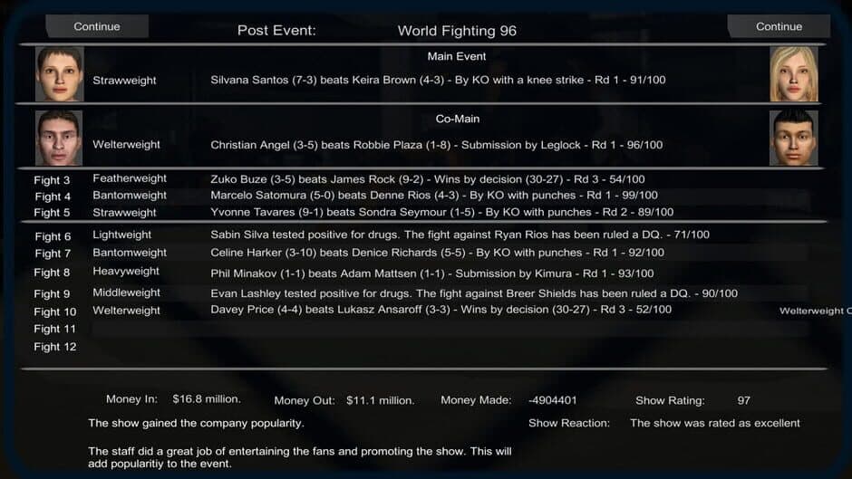 MMA President screenshot 6