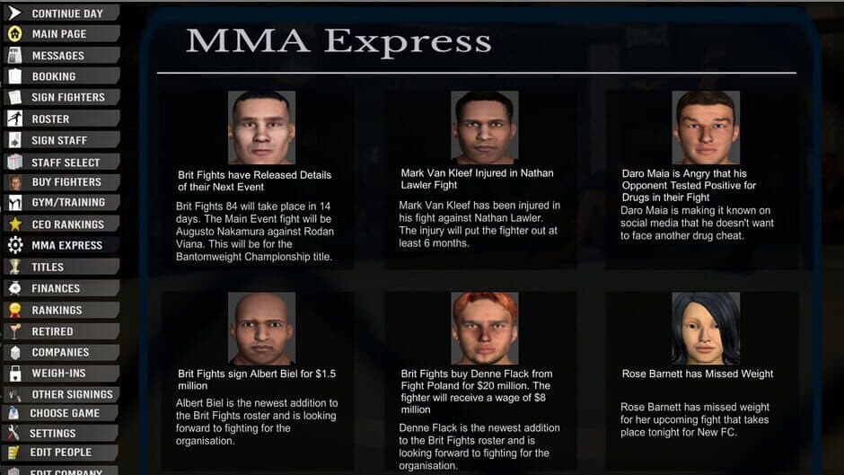 MMA President screenshot 1