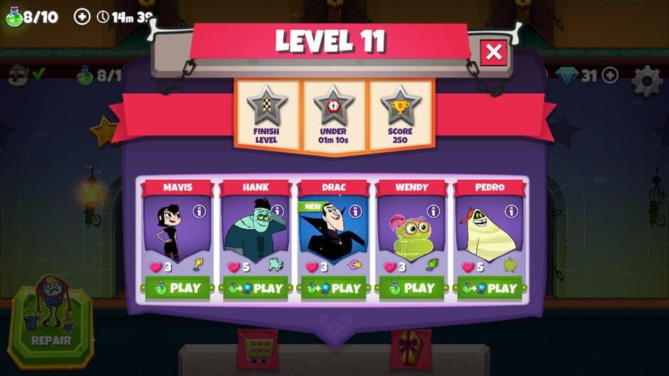 Hotel Transylvania Adventures: Run, Jump, Build! screenshot 3