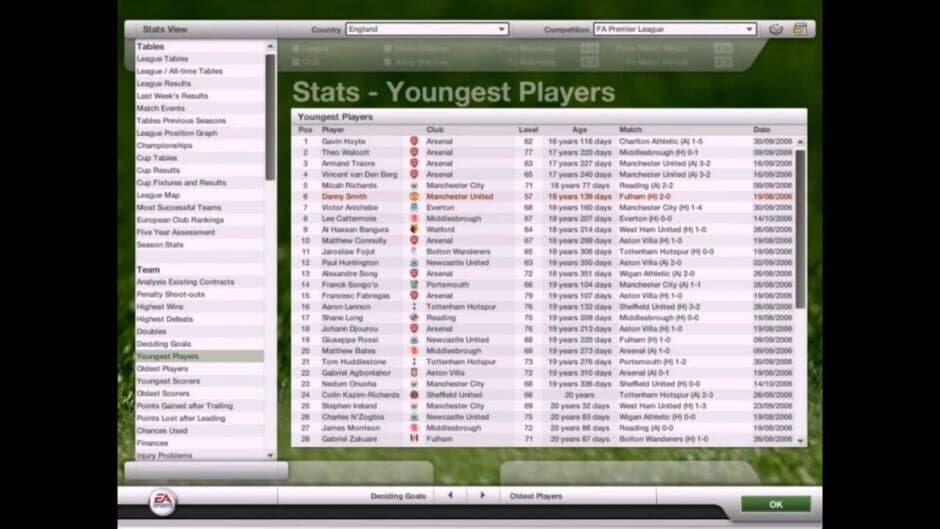 FIFA Manager 07: Extra Time screenshot 1