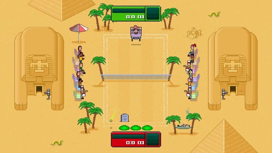 Timber Tennis: Versus screenshot 1