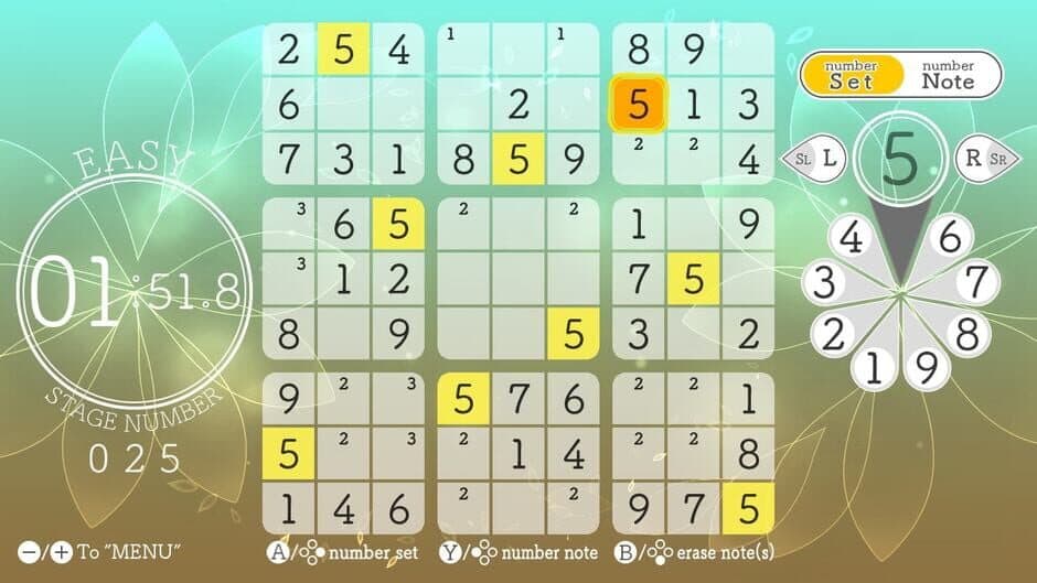 Sudoku Relax 3 Autumn Leaves screenshot 3