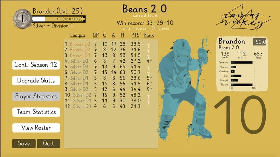 Canvas Hockey screenshot 2