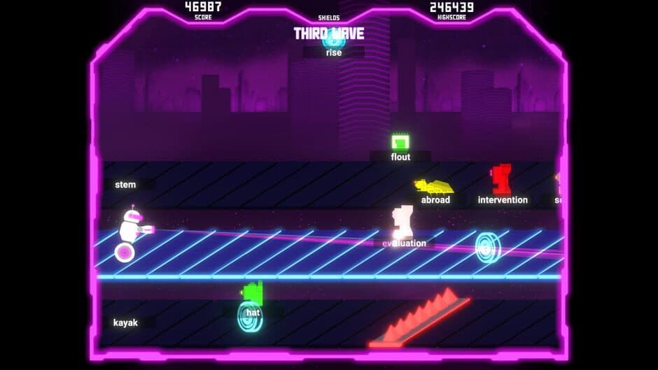 Tybot Invasion: The Typing Runner screenshot 2