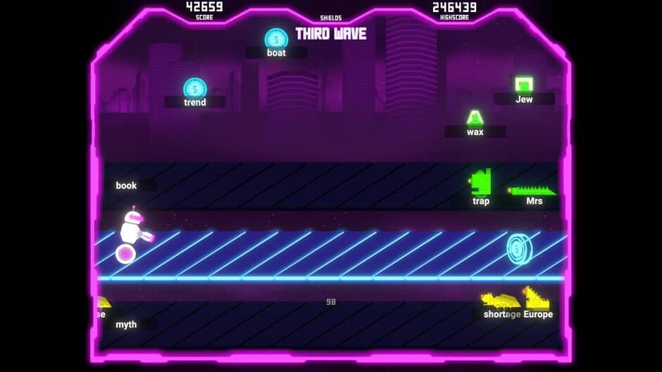 Tybot Invasion: The Typing Runner screenshot 3