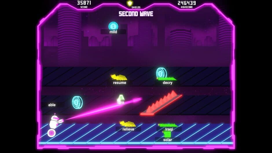 Tybot Invasion: The Typing Runner screenshot 4