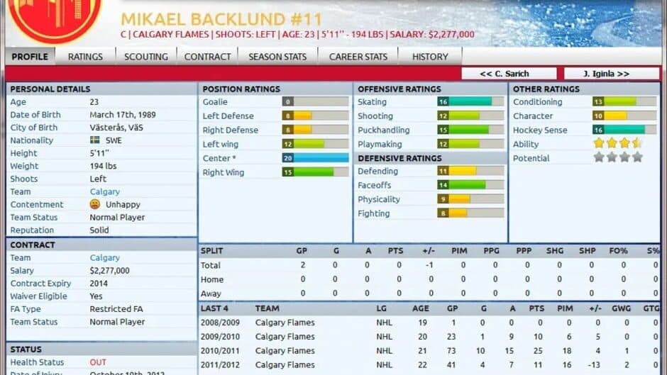 Franchise Hockey Manager 2013 screenshot 2