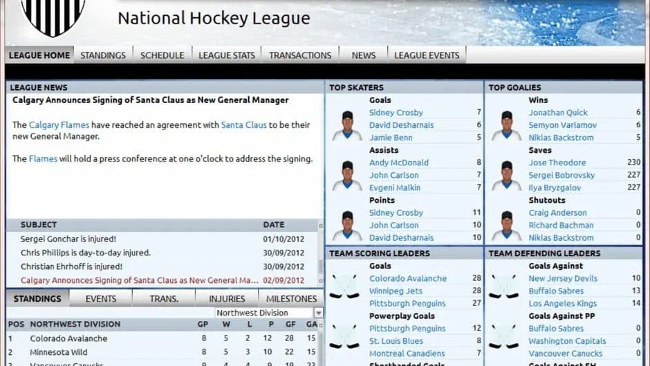 Franchise Hockey Manager 2013 screenshot 3