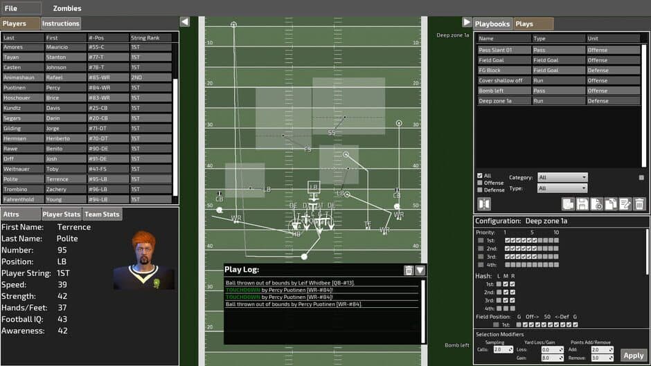 Greats of the Gridiron screenshot 1