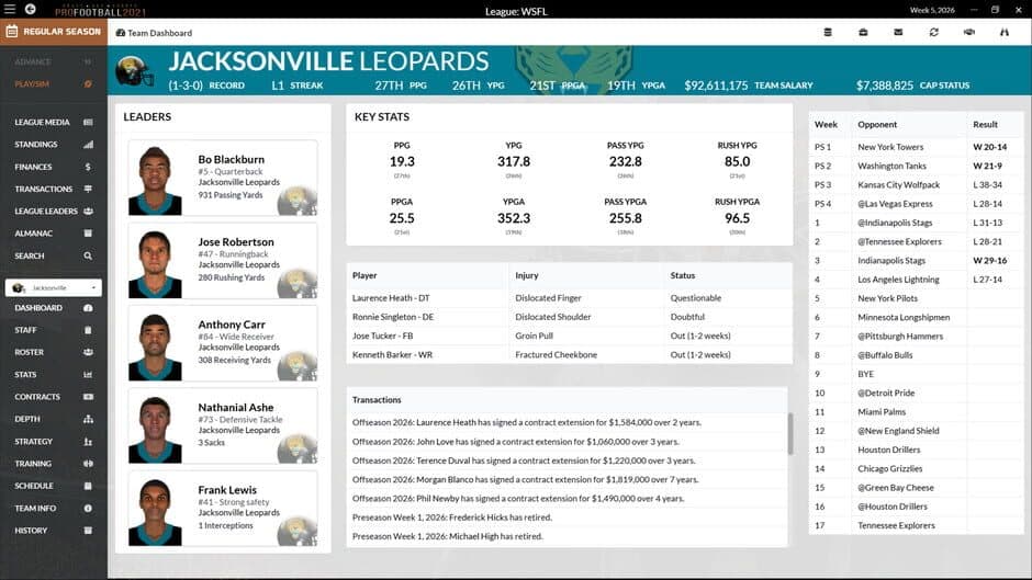 Draft Day Sports: Pro Football 2021 screenshot 3