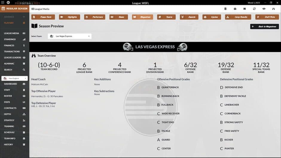 Draft Day Sports: Pro Football 2021 screenshot 6