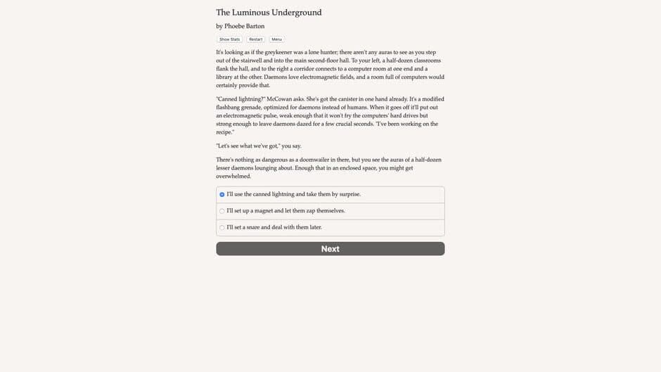 The Luminous Underground screenshot 1