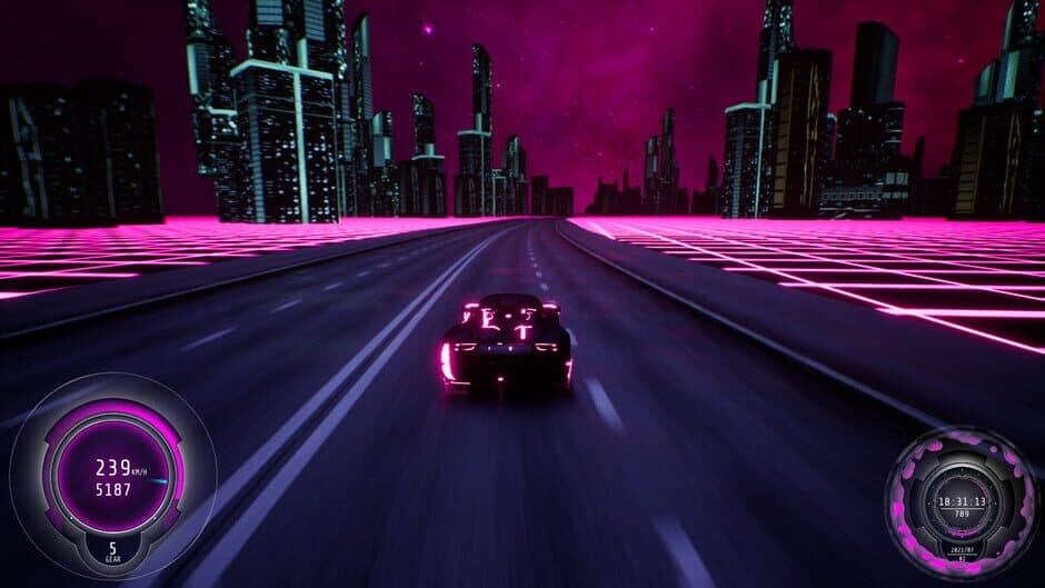 Synthwave Burnout screenshot 1