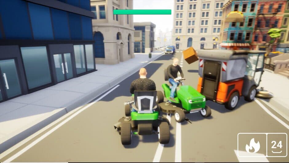 Lawnmower Game: Battle screenshot 3