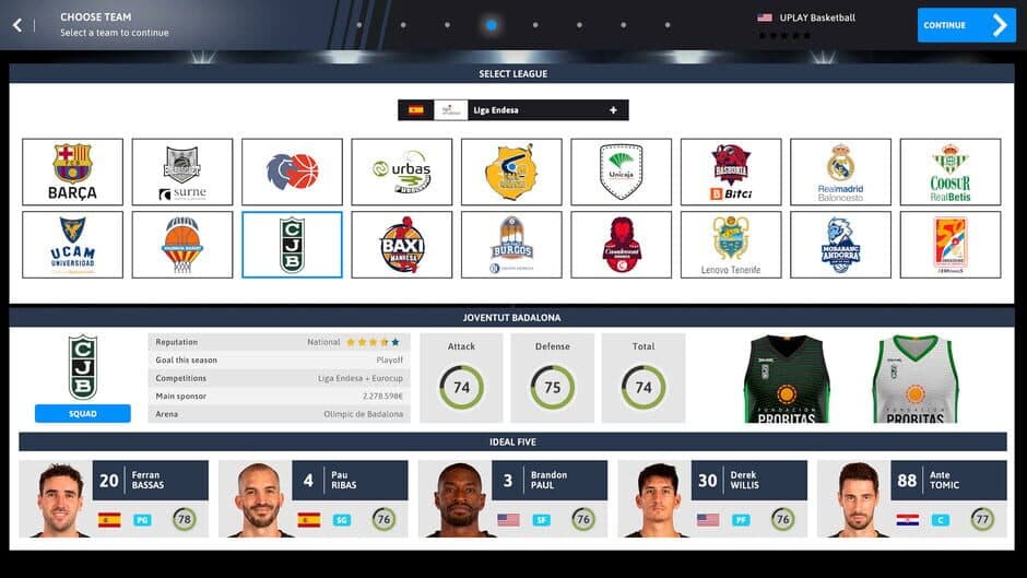 International Basketball Manager 22 screenshot 3