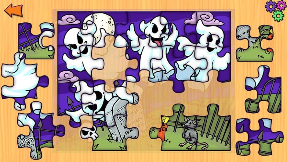 Halloween Jigsaw Puzzles: Puzzle Game for Kids & Toddlers screenshot 1