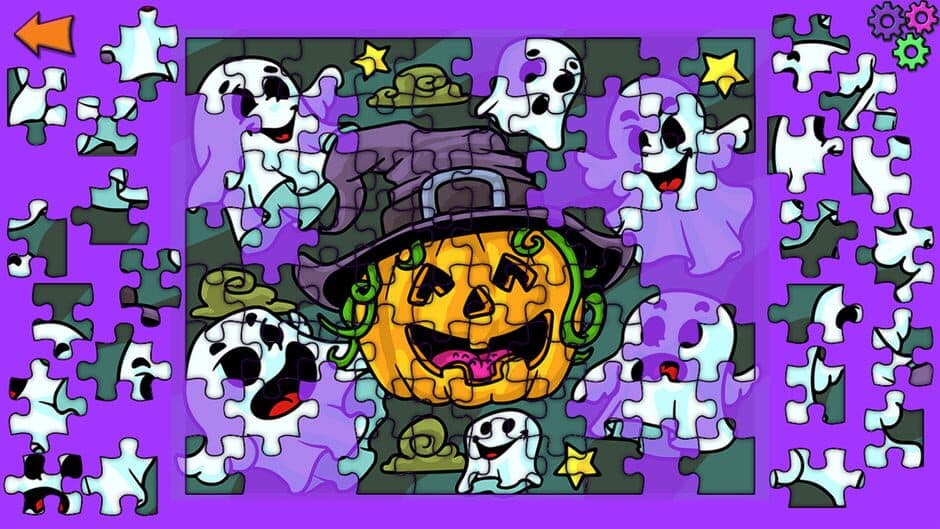 Halloween Jigsaw Puzzles: Puzzle Game for Kids & Toddlers screenshot 4
