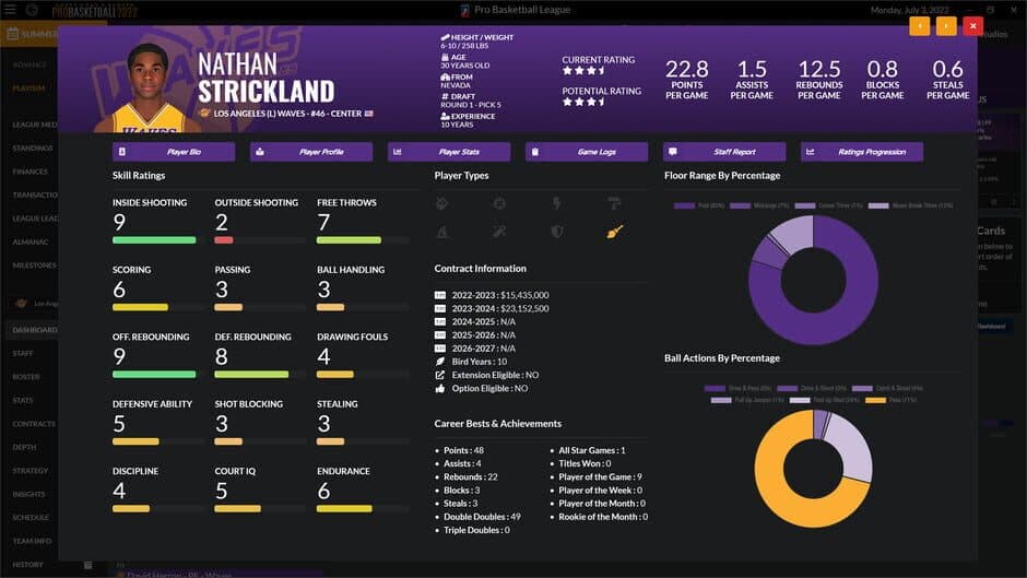 Draft Day Sports: Pro Basketball 2022 screenshot 4