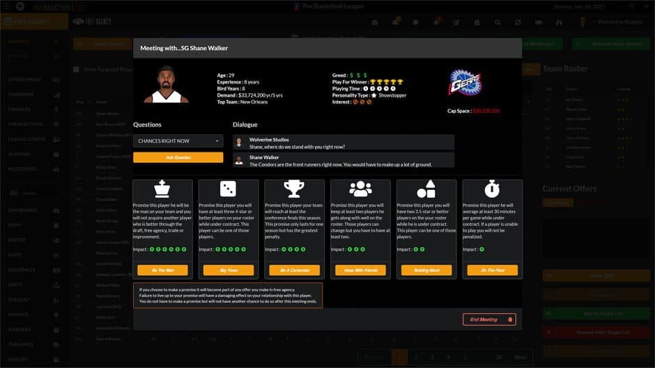 Draft Day Sports: Pro Basketball 2022 screenshot 6