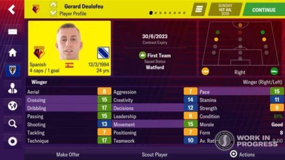 Football Manager 2019 Mobile screenshot 2