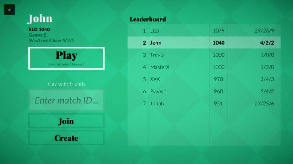 Checkers Minimal screenshot 3