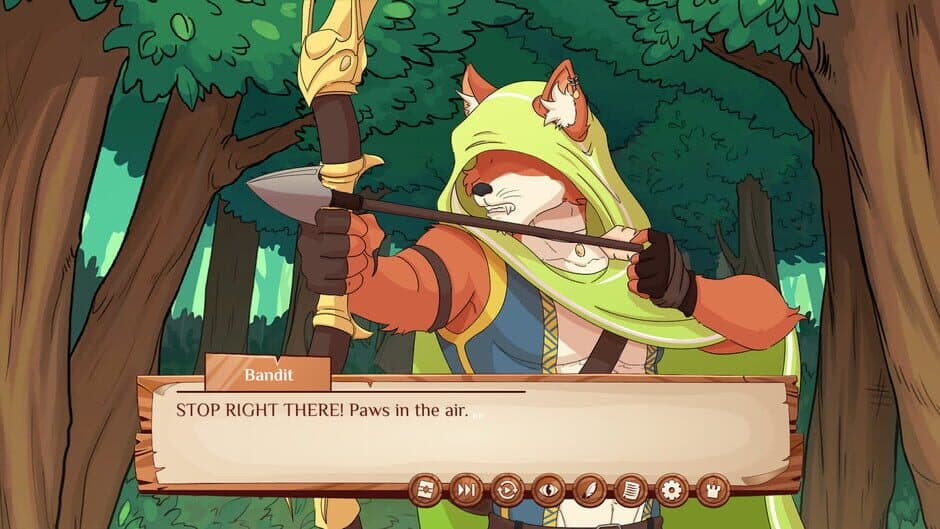 Burrow of the Fallen Bear: A Gay Furry Visual Novel screenshot 1