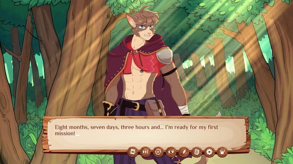 Burrow of the Fallen Bear: A Gay Furry Visual Novel screenshot 5
