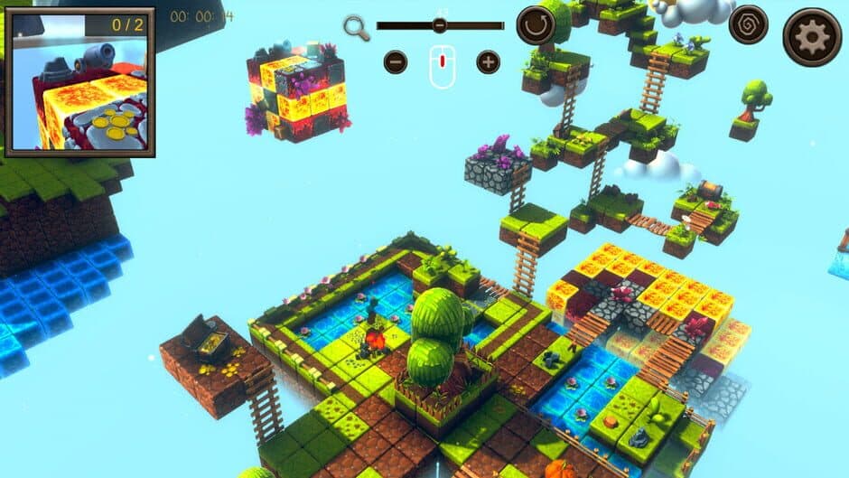 Hidden Cube World Top-Down 3D screenshot 5