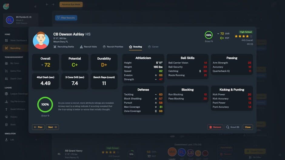 Football Coach: College Dynasty screenshot 4