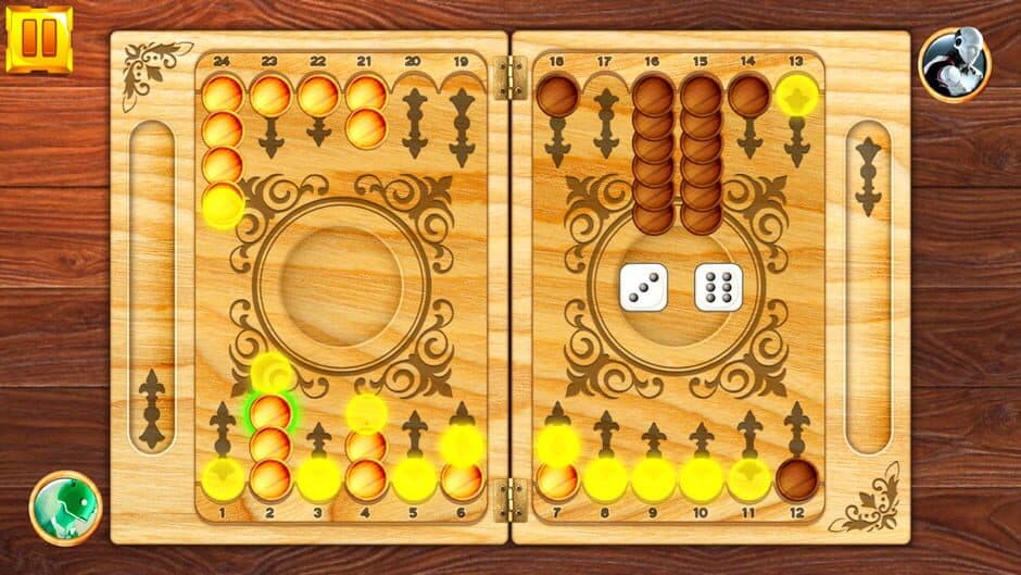 Backgammon: Board Game Puzzle screenshot 2