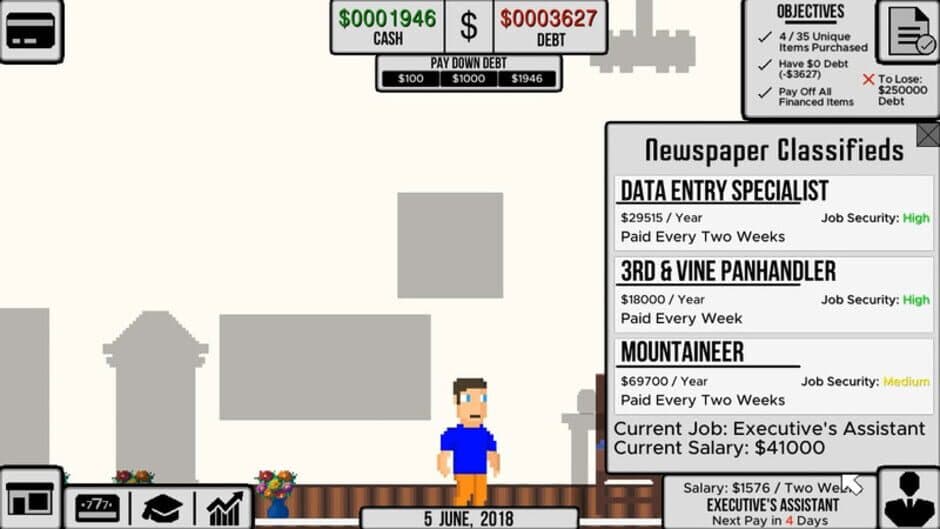 Life & Debt: A Real Life Simulator screenshot 3