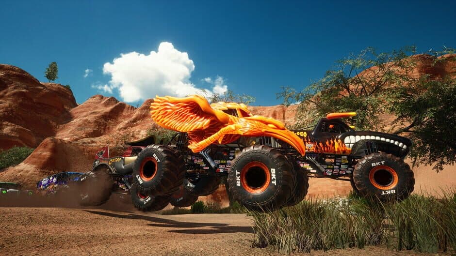 Monster Jam Steel Titans: Fire & Ice Truck Bundle screenshot 6