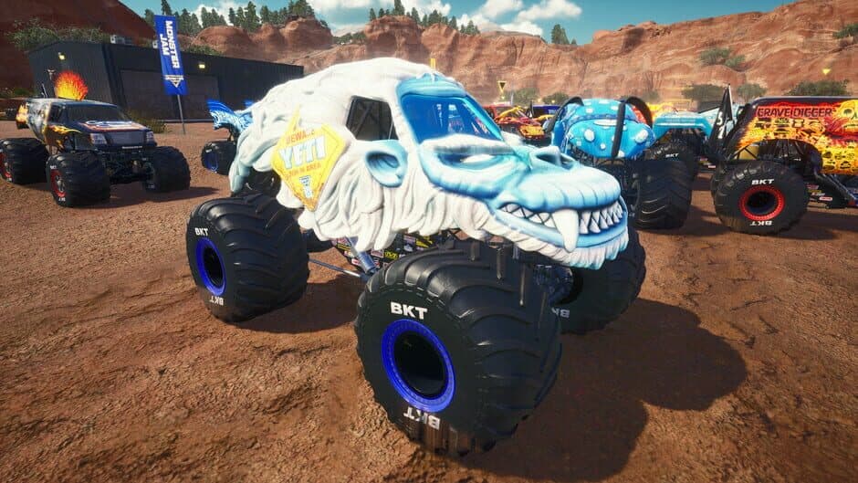 Monster Jam Steel Titans: Fire & Ice Truck Bundle screenshot 2