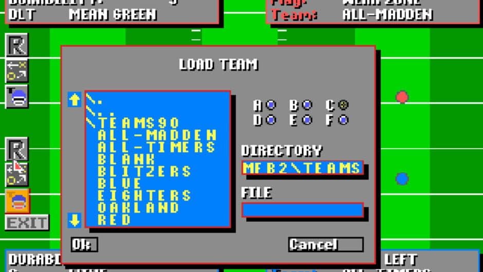 John Madden Football II screenshot 2