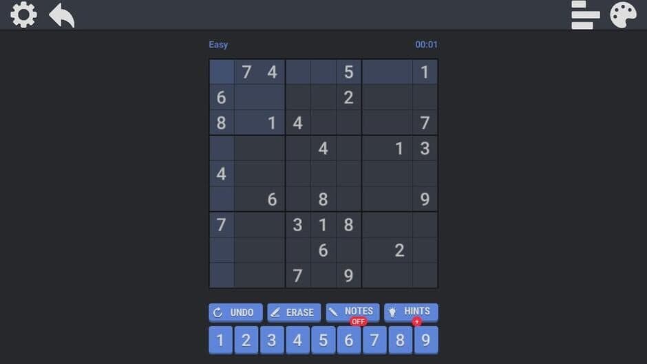 Numbers and Squares screenshot 1