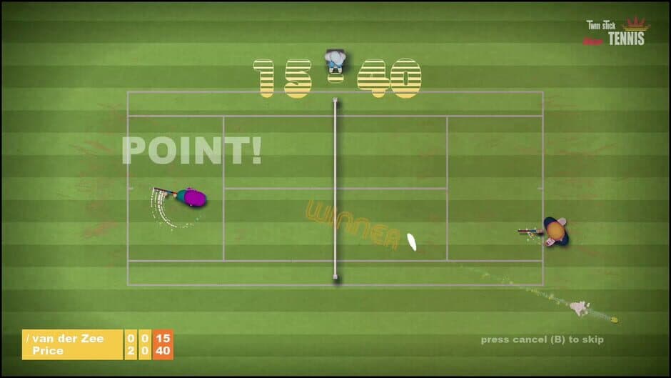 Twin Stick Tennis screenshot 1