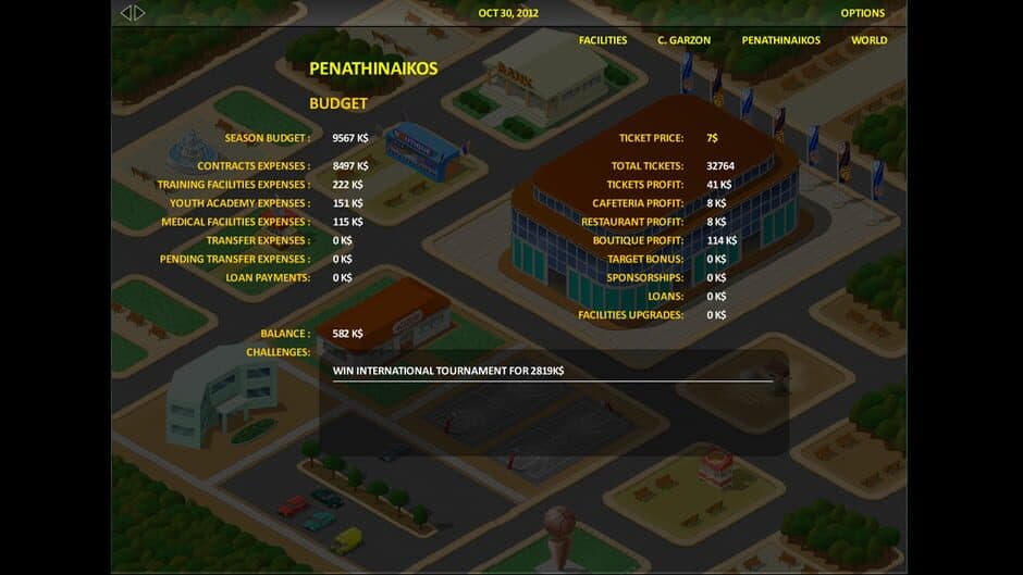 World Basketball Tycoon screenshot 1