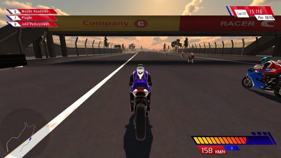 Moto Racer Simulator GT Games screenshot 3