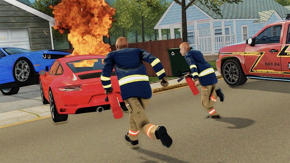Rescue Team 911 Simulator: Ambulance, Police, Firefighter screenshot 3