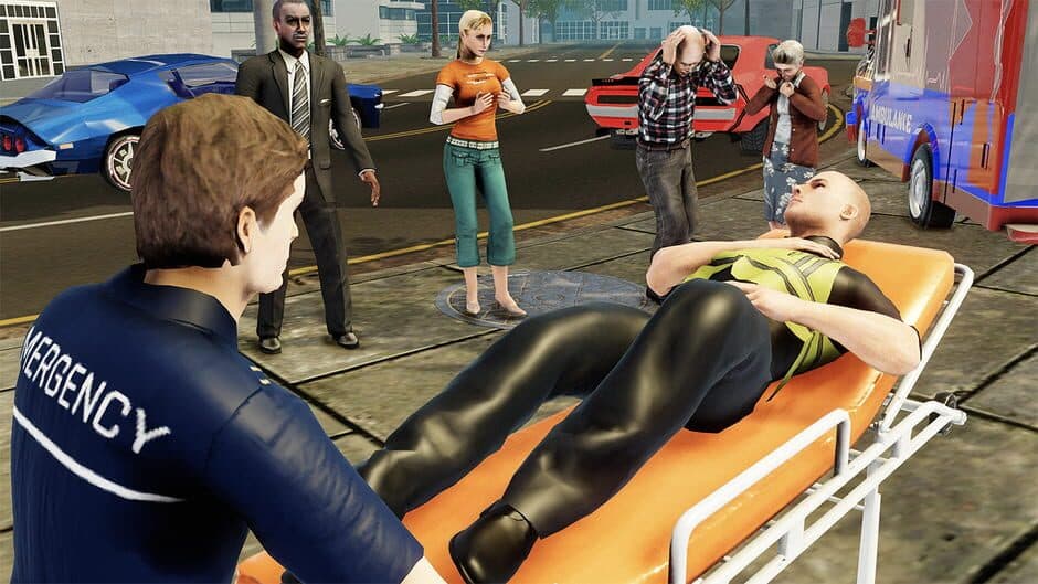 Rescue Team 911 Simulator: Ambulance, Police, Firefighter screenshot 5