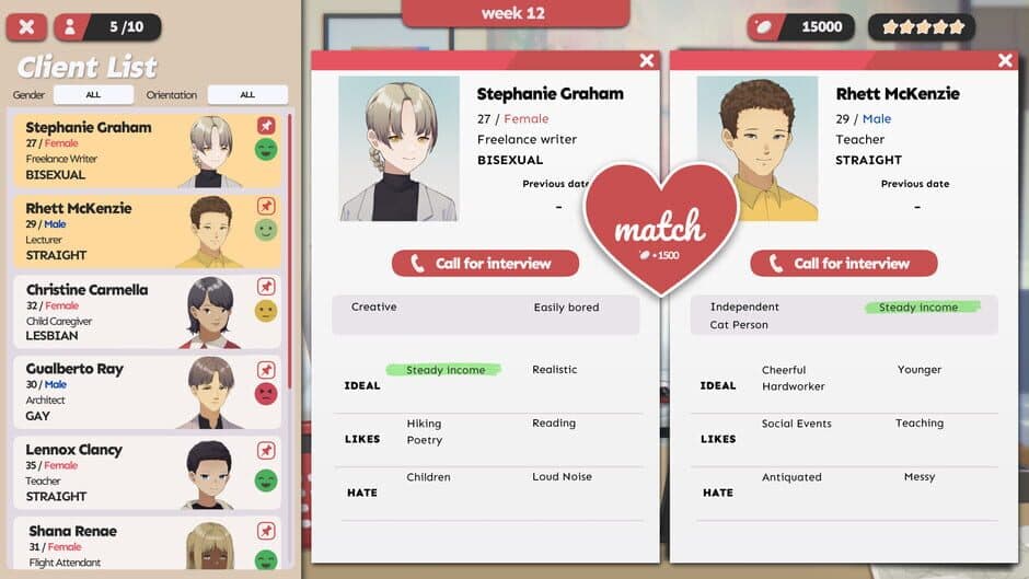 Matchmaker Agency screenshot 5