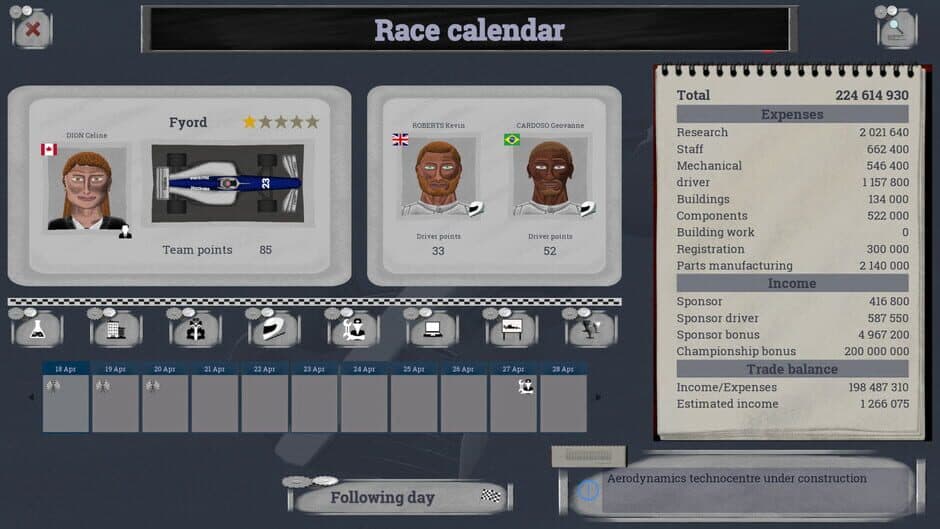Race Manager screenshot 1