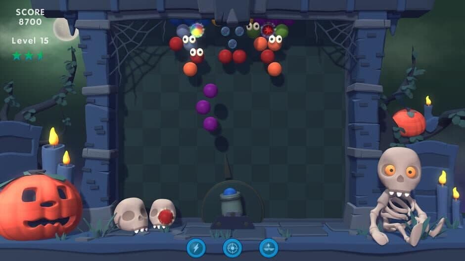 Halloween Bubble Shooter screenshot 2