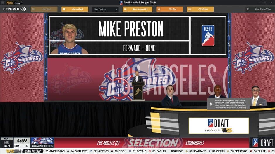 Draft Day Sports: Pro Basketball 2024 screenshot 6