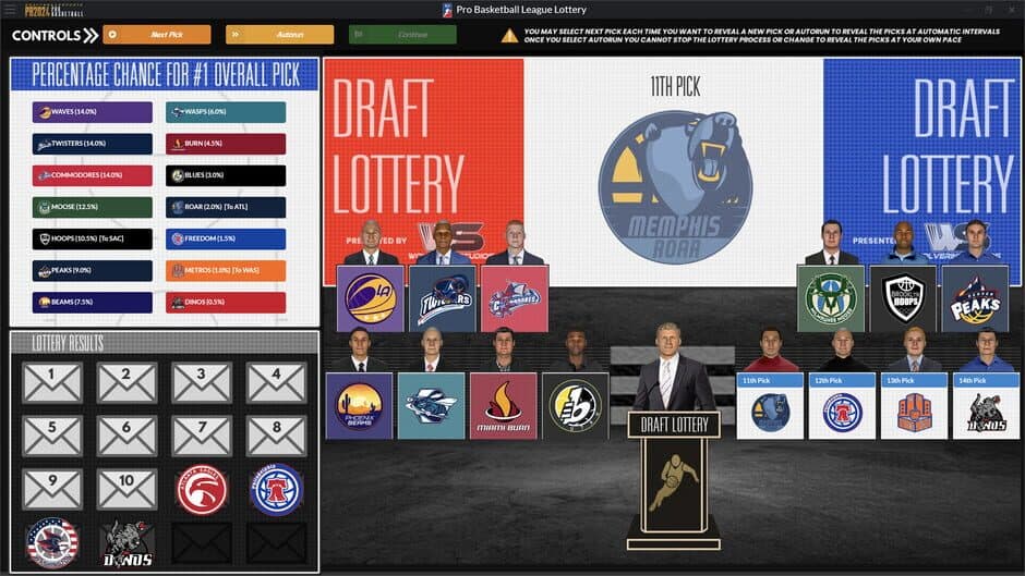 Draft Day Sports: Pro Basketball 2024 screenshot 1